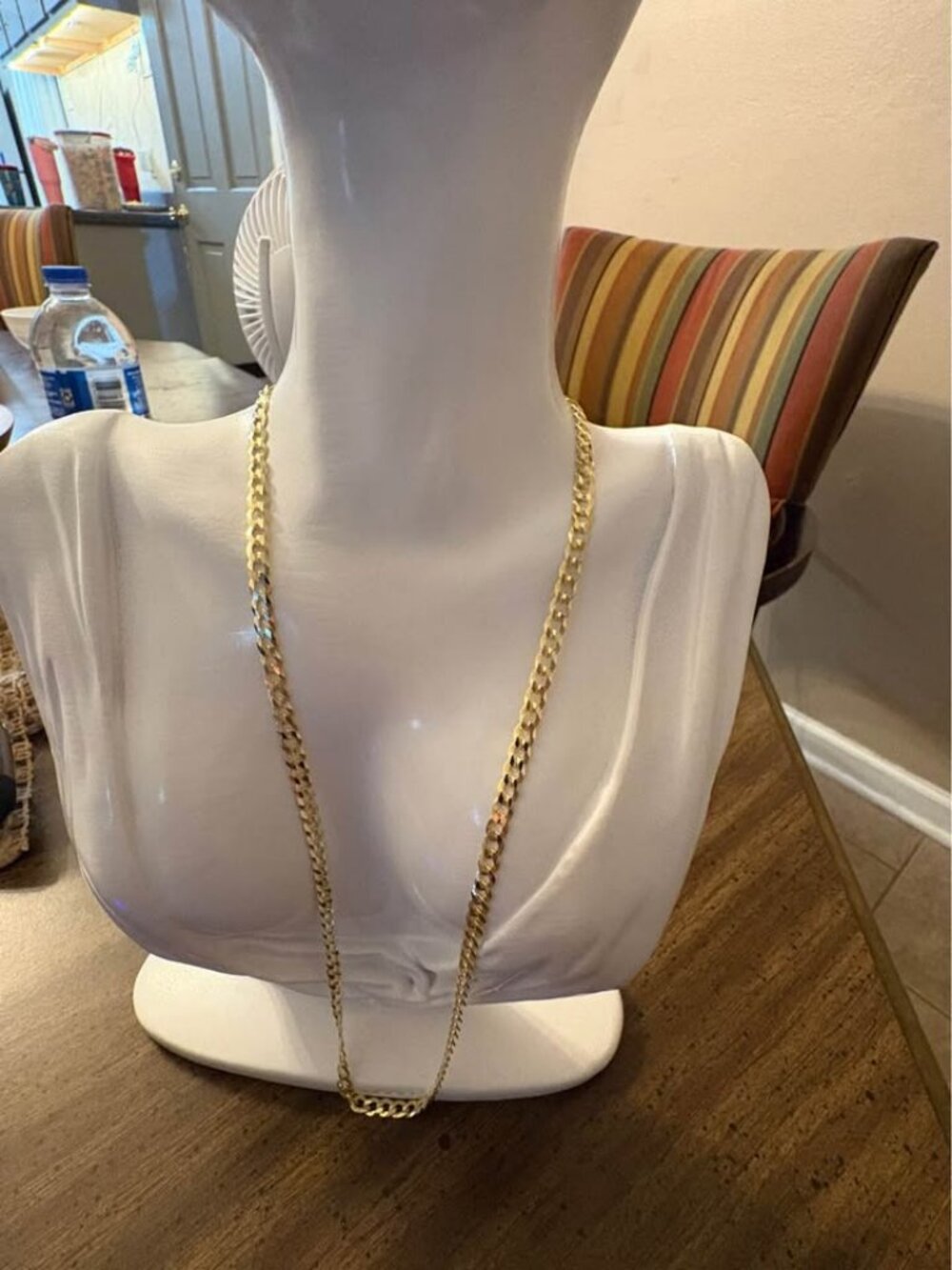 22 Inch Cuban Gold-Over 925 Sterling Silver 12 grams, 4.6mm